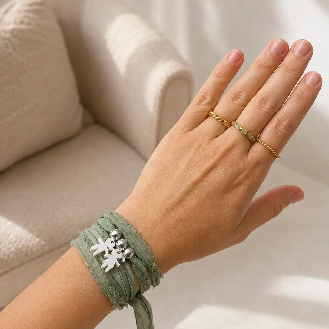 Pulsera seda Family