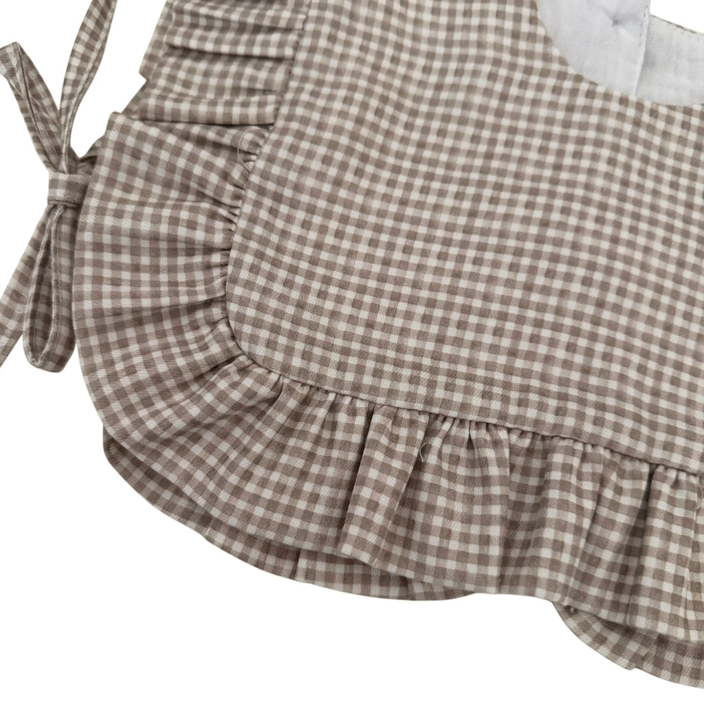 Babero mini vichy arena