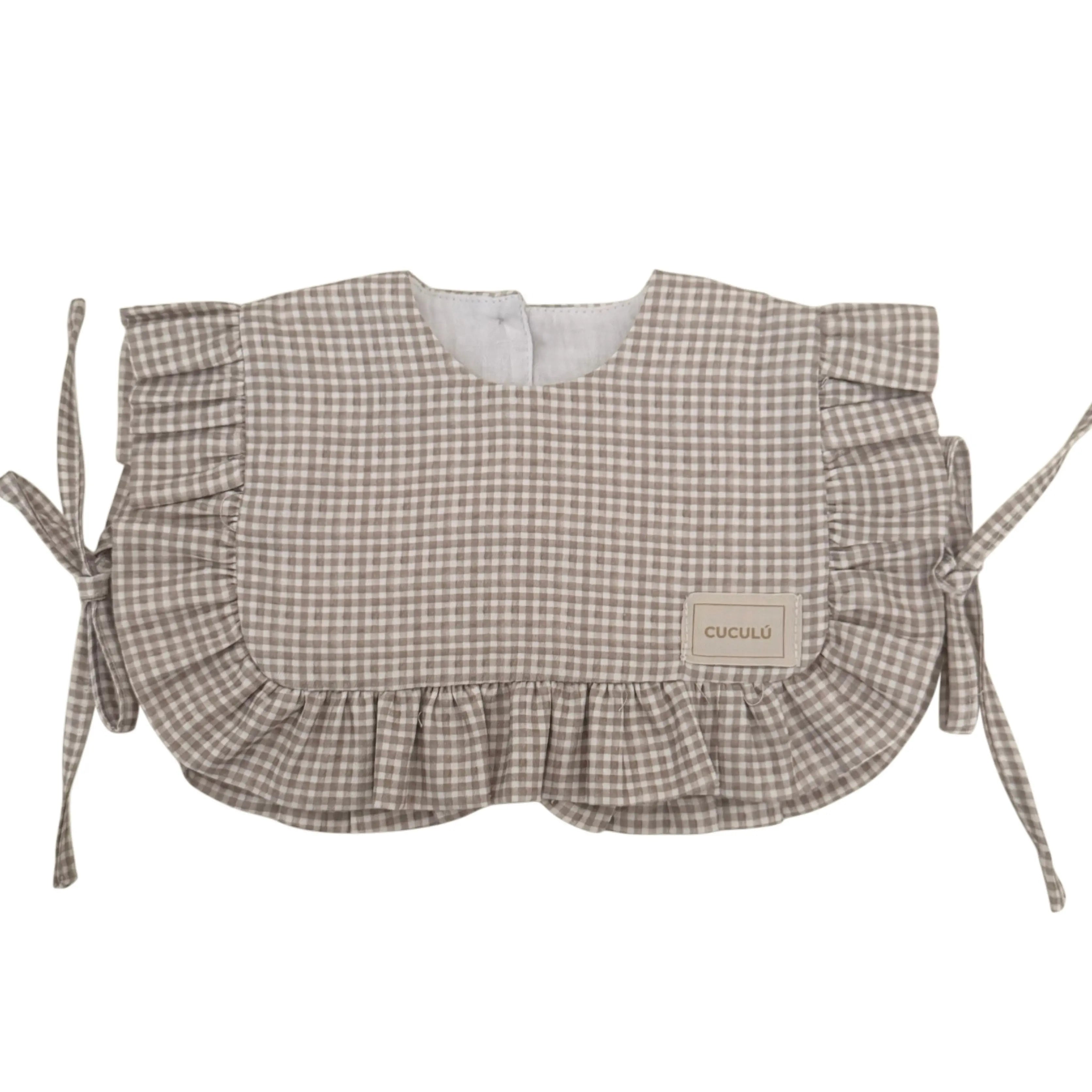 Babero mini vichy arena