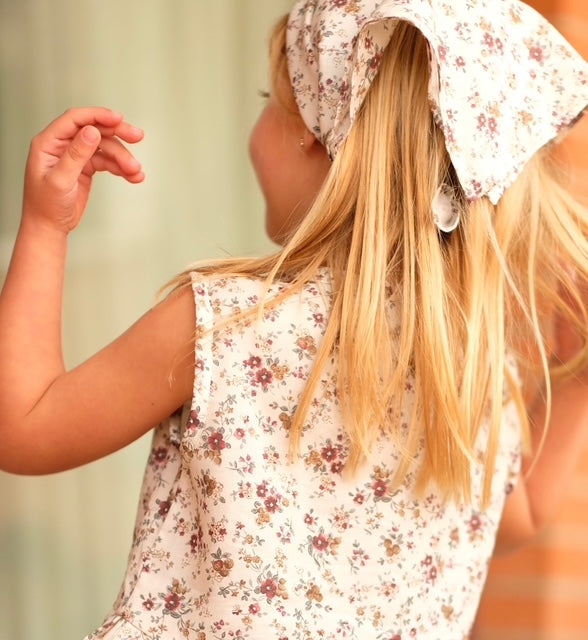Camisa lazos Flor Burdeos