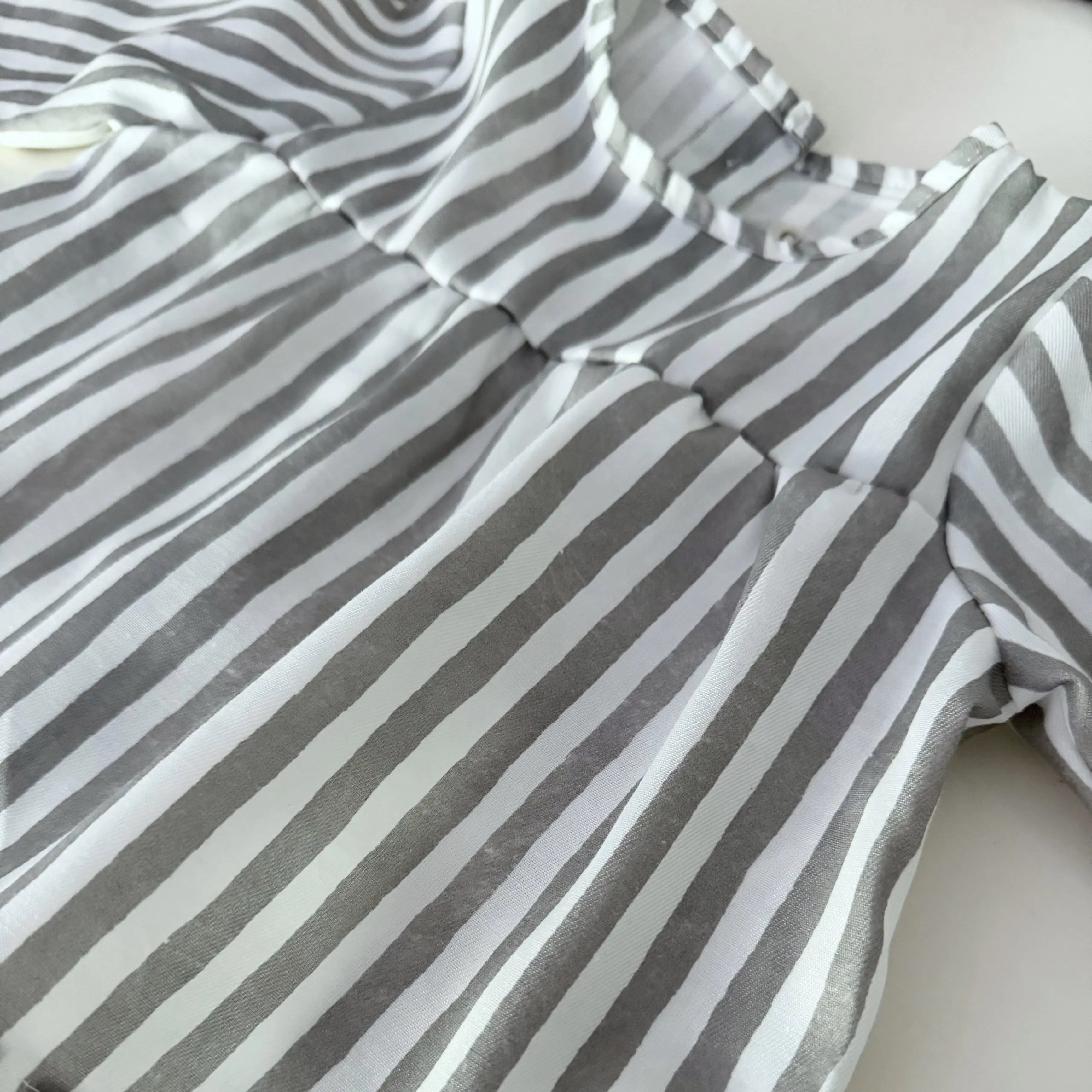Camisa campana raya lavada