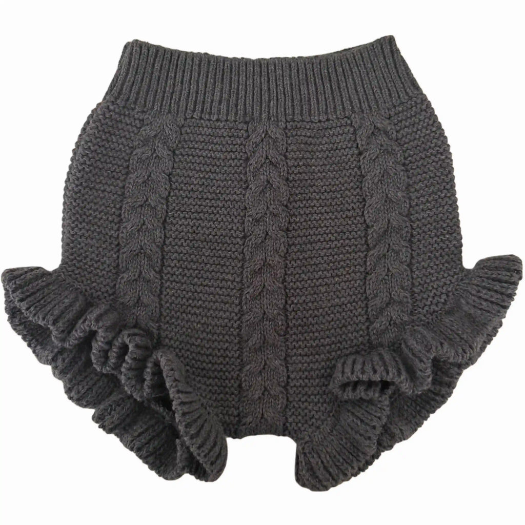 Culote punto trenzado Marengo
