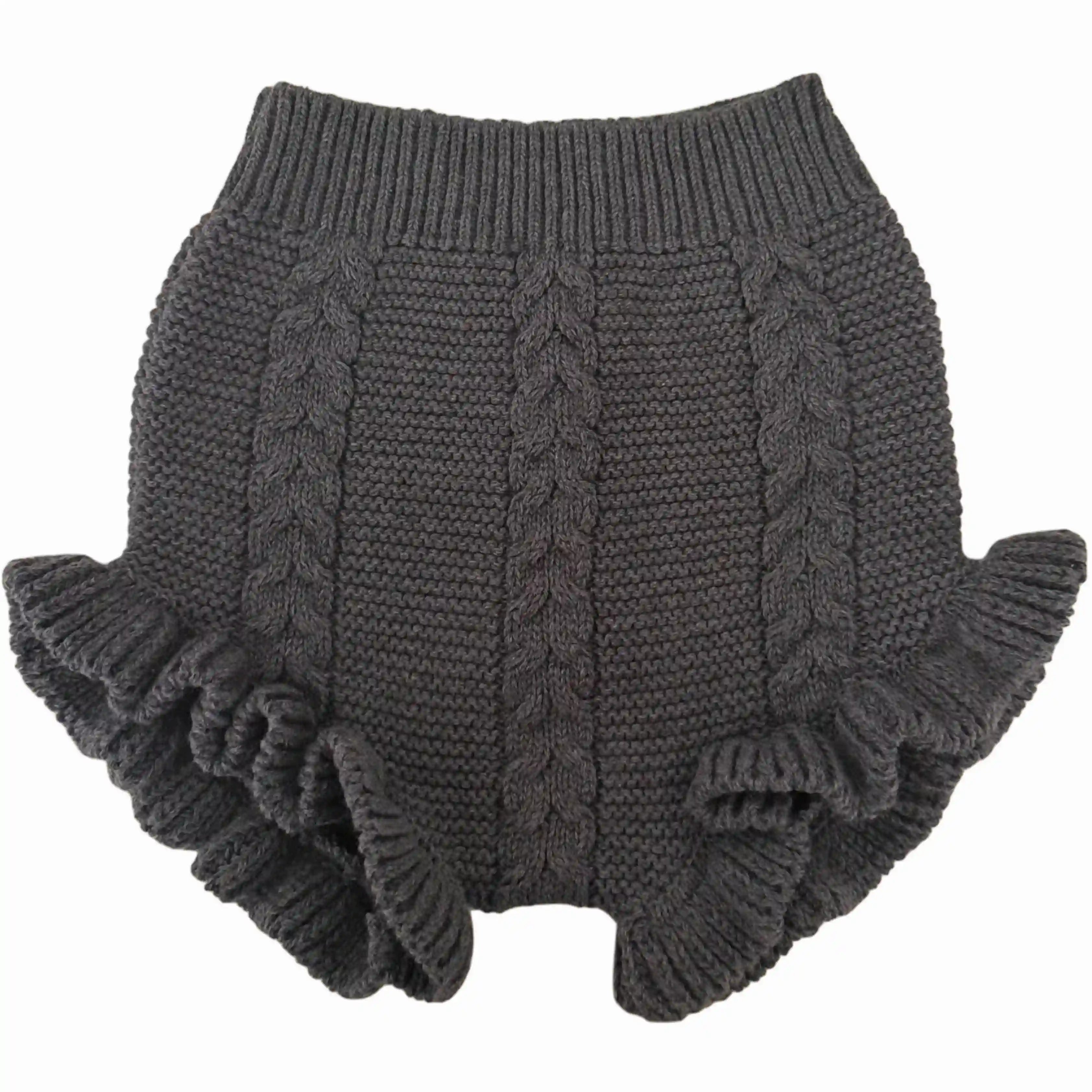 Culote punto trenzado Marengo