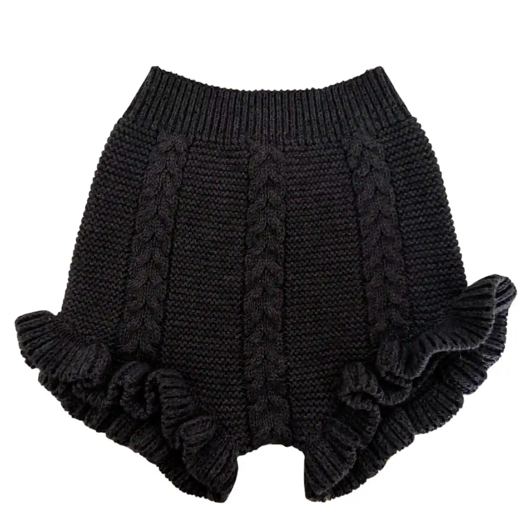 Culote punto trenzado Antracita