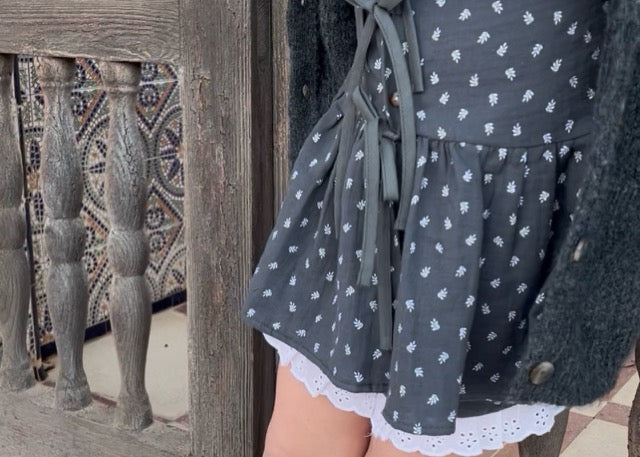 Camisa manga corta Antracita