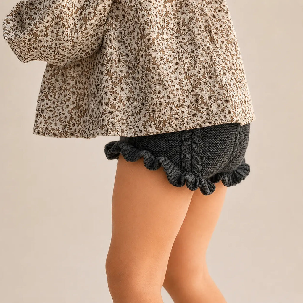 Culote punto trenzado Antracita