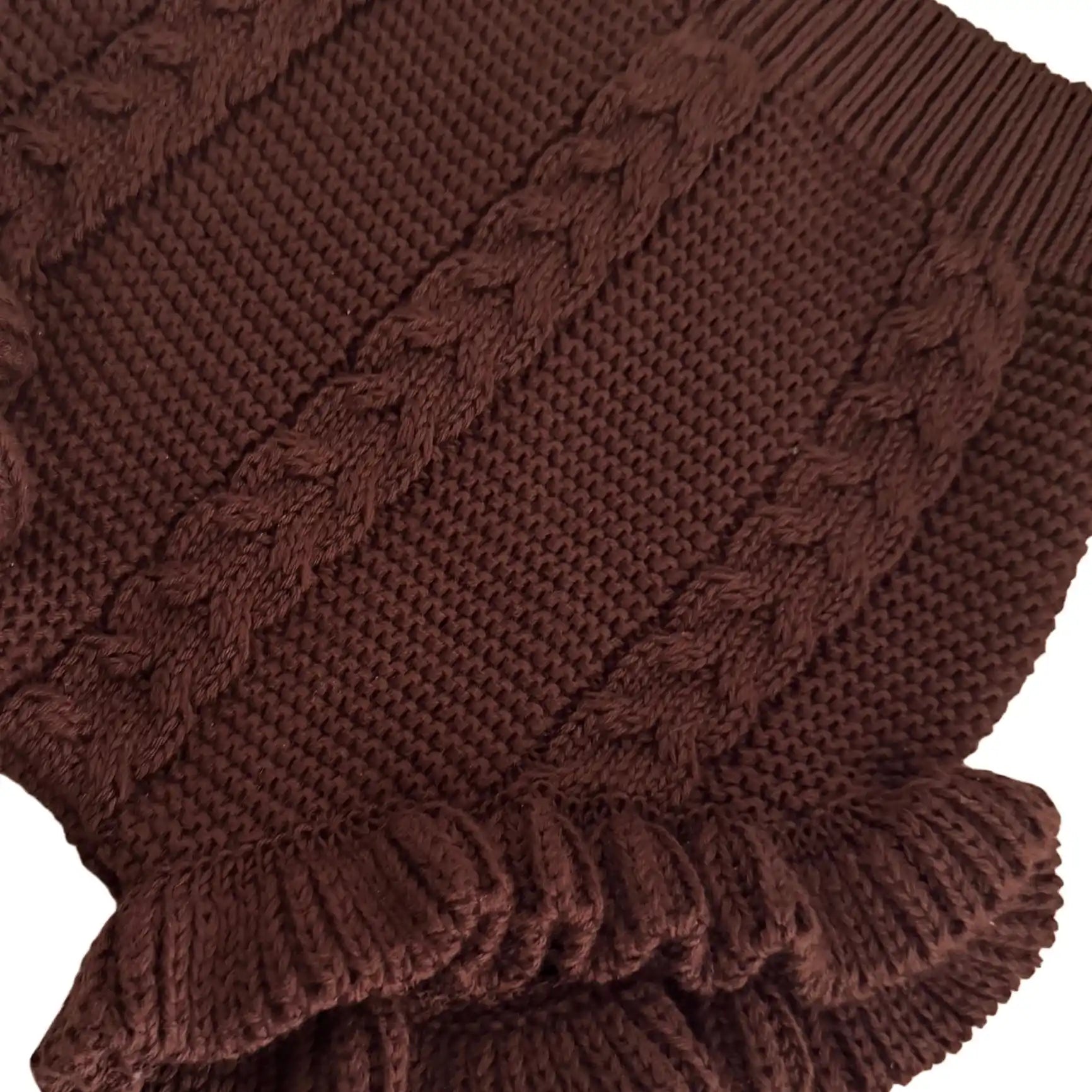 Culote punto trenzado Chocolate