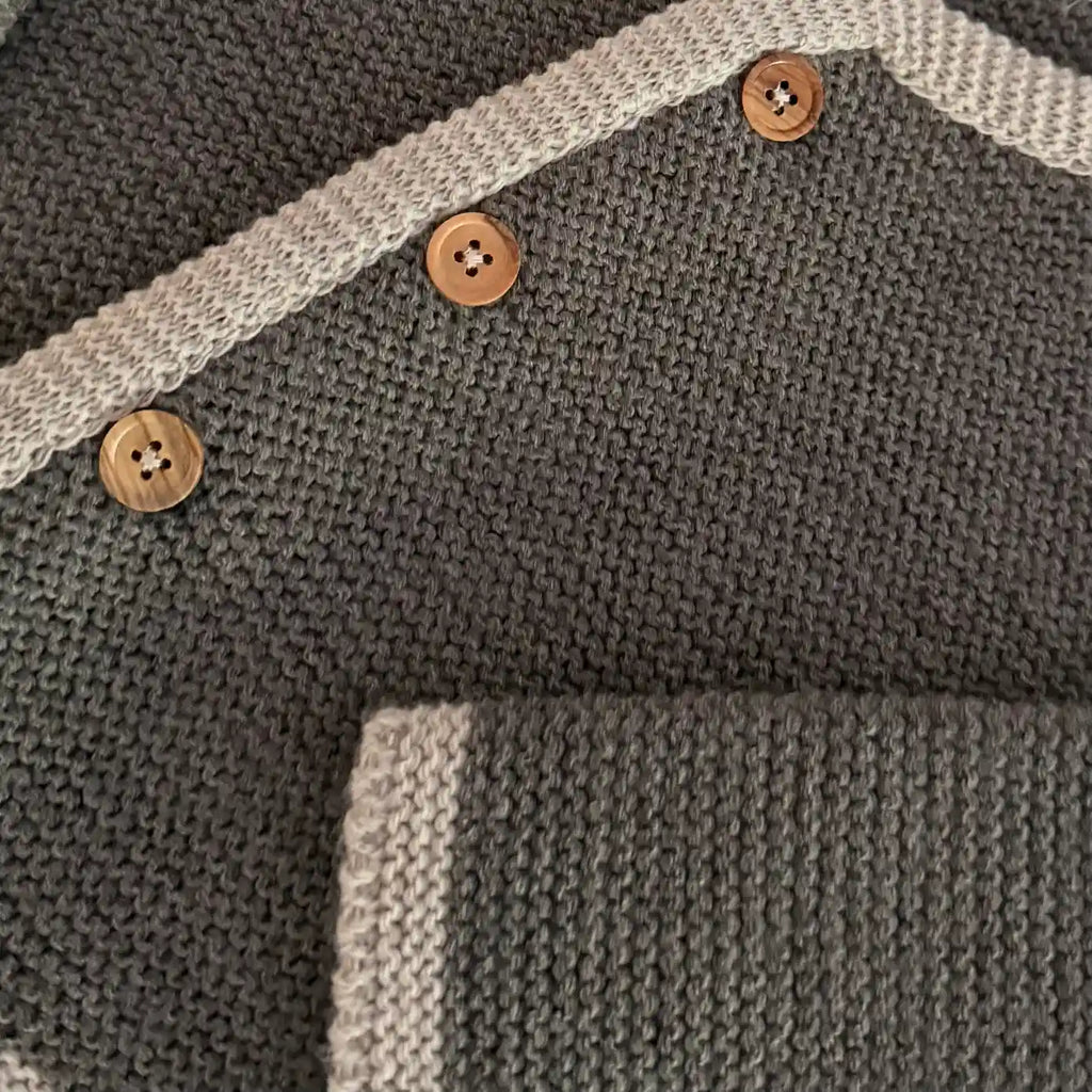 Chaqueta punto clásica Topo