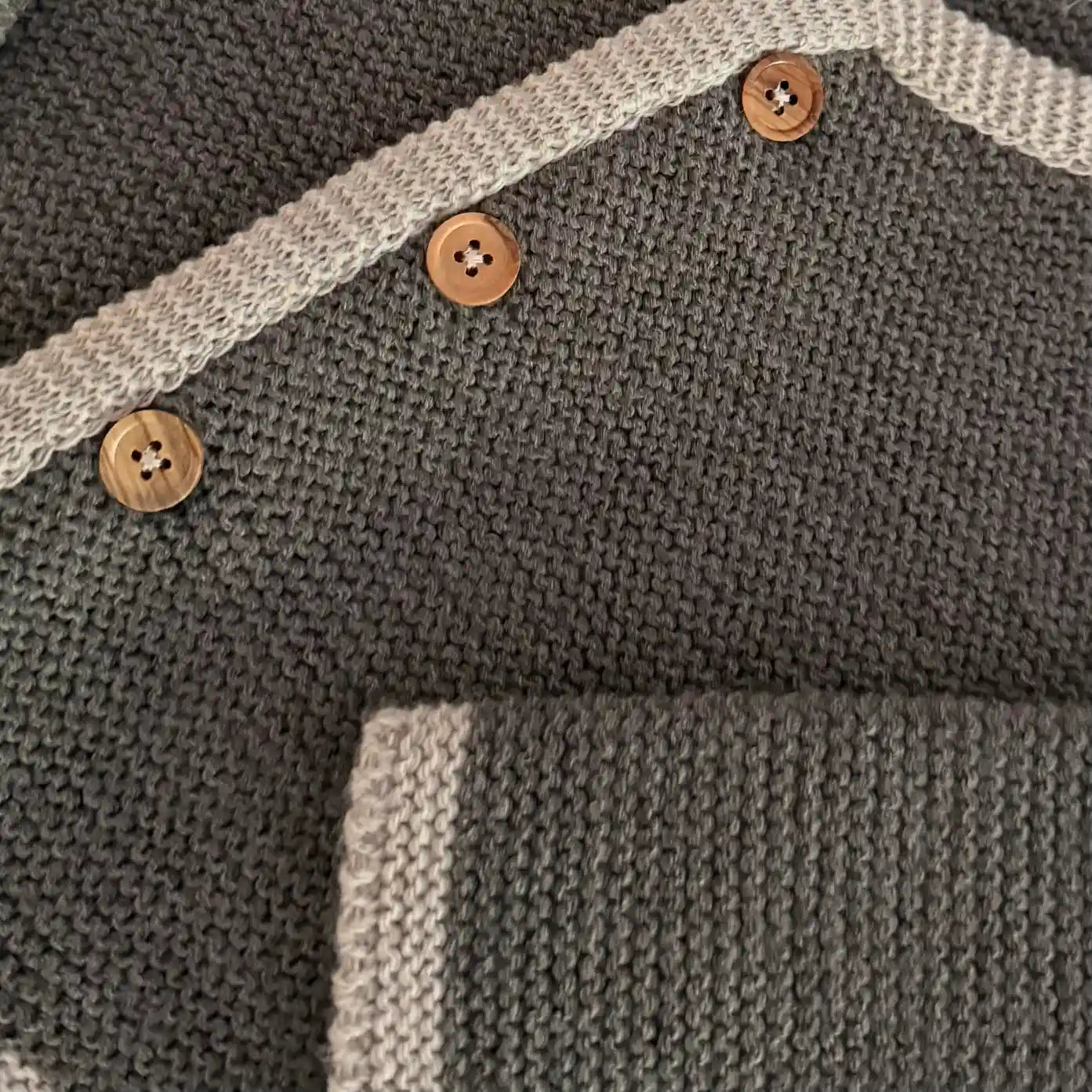 Chaqueta punto clásica Topo