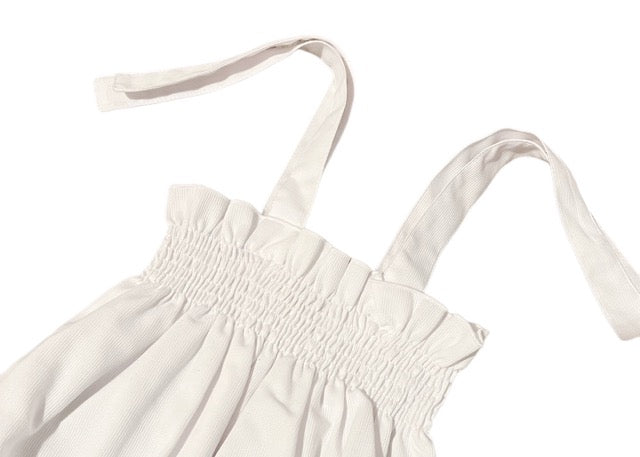 Ranita tirantes Canutillo Blanca