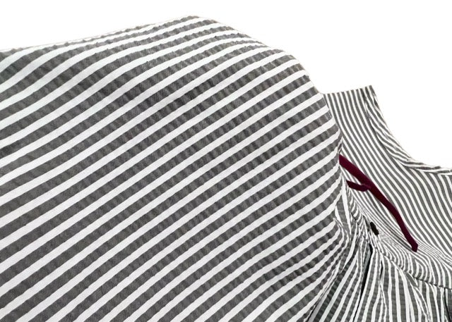 camisa rayas verde blanca
