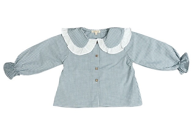 Camisa Vichy Verde antiguo