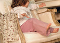 Pantalón largo vichy burdeos