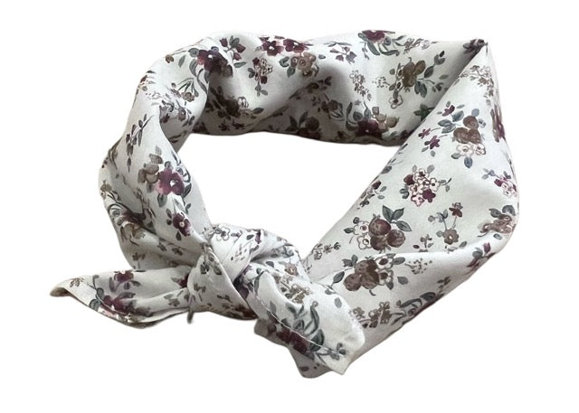 pañuelo multiusos flor burdeos