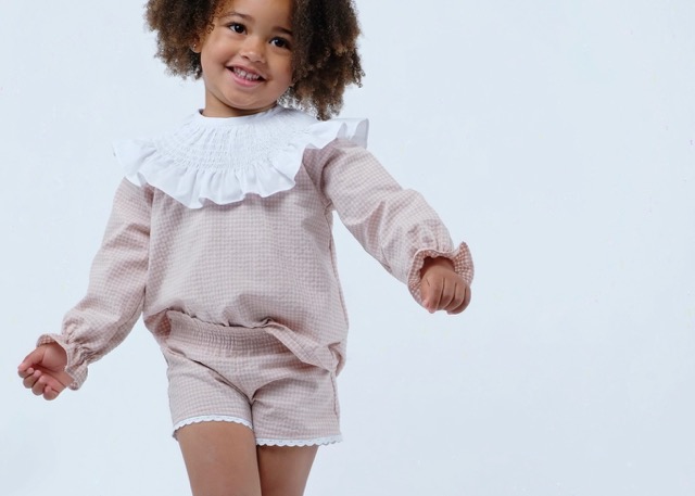 Camisa Vichy Rosa Engomada